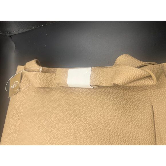 Ulta Beauty Light Brown Tote bag Faux Leather New With Tag Women’s Shoulder Bag - Picture 3 of 7